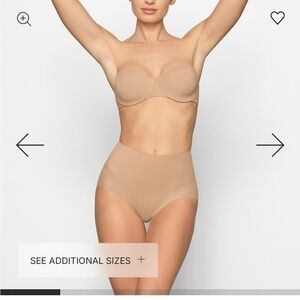 SKIMS NWT Clay Smoothing Intimates High Waisted Brief, Size XS